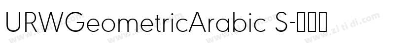 URWGeometricArabic S字体转换 URWGeometricArabic S字体转换